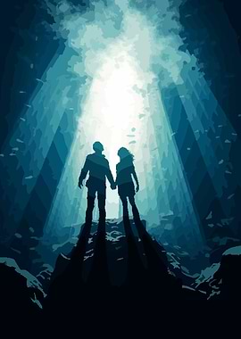 Underwater Zen Pixel Art