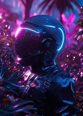 Cyberpunk Aesthetic Floral