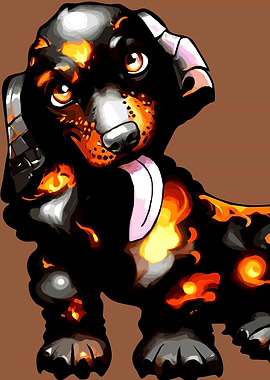 A cute Dachshund 021