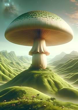 Fantasy Musroom Landscape