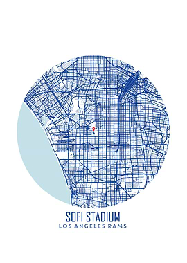 SoFi Stadium Map