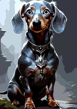 A cute Dachshund 037