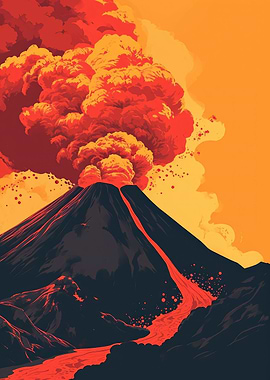 Erupting Volcano