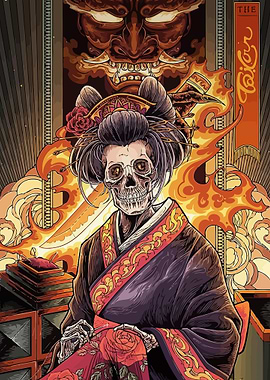Japanese Geisha Demon