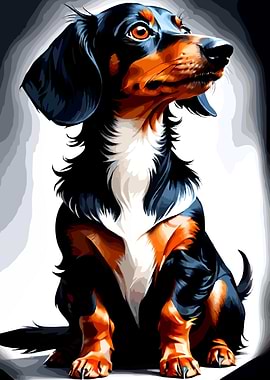 A cute Dachshund 034