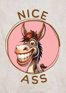 Funny Bathroom Nice Ass
