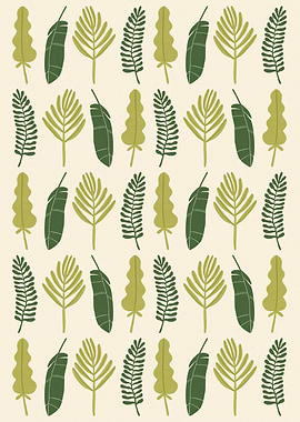 Jungle Foliage Pattern