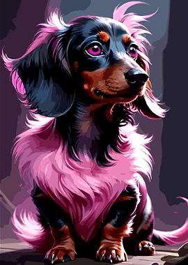 A cute Dachshund 040