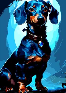 A cute Dachshund 032
