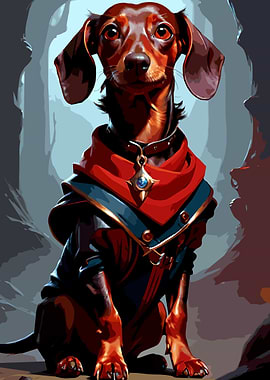 A cute Dachshund 035