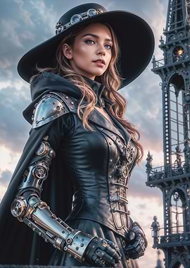 Steampunk Vampire hunter