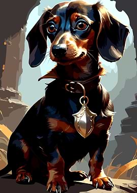 A cute Dachshund 033