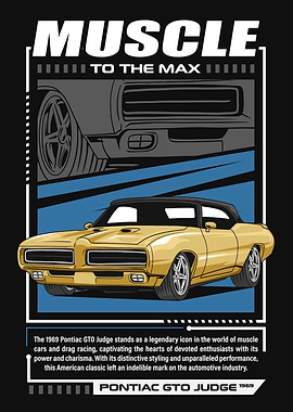 Retro Judge Muscle Car