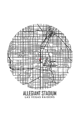 Allegiant Stadium Map