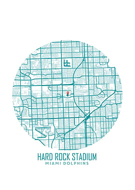 Hard Rock Stadium Map