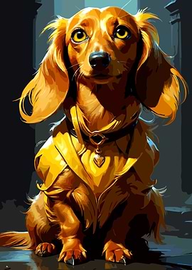 A cute Dachshund 038