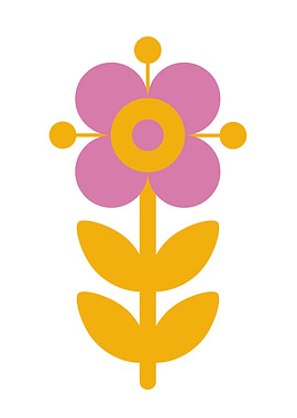 Retro Flower