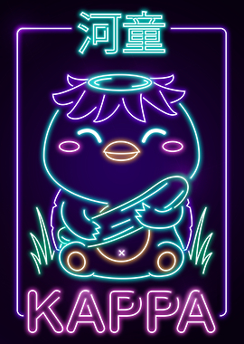 Neon Kappa Yokai