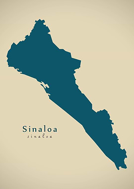 Sinaloa Mexico map