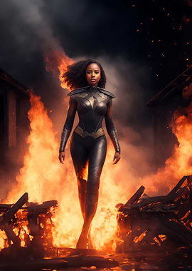 Superhero Black Phoenix