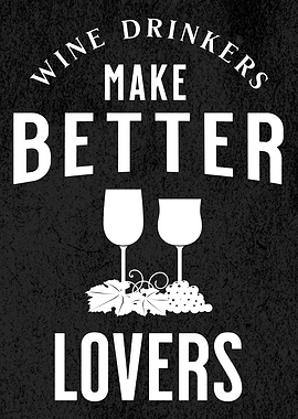WINE DRINKERS BLACK