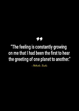 Nikola Tesla quotes