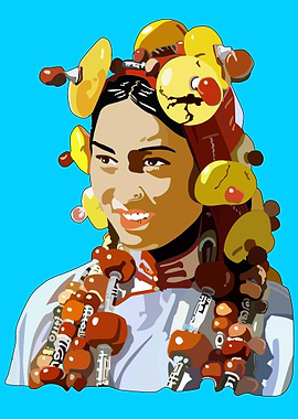 Soulful Tibetan woman