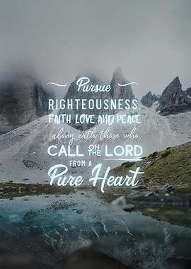 pursue righteousness
