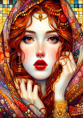 Redhead Irish Beauty Model