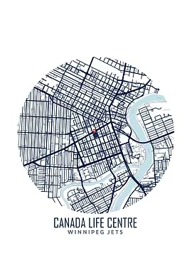 Canada Life Centre Map