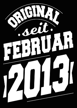 Februar 2013 11 Jahre