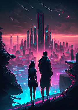 Future Love Cityscape