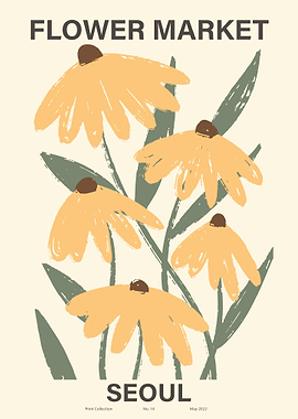 Minimalistic Flower Market