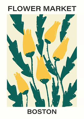 Minimalistic Flower Market