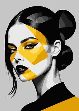 Pop Art Woman Portrait 18