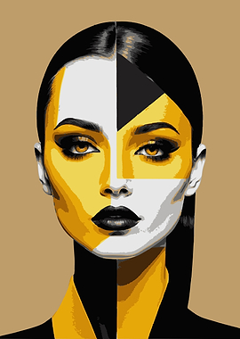 Pop Art Woman Portrait 21