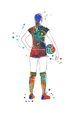 Volleyball Player Girl