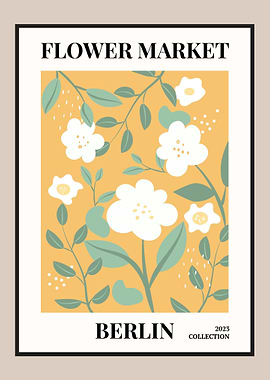 Minimalistic Flower Market