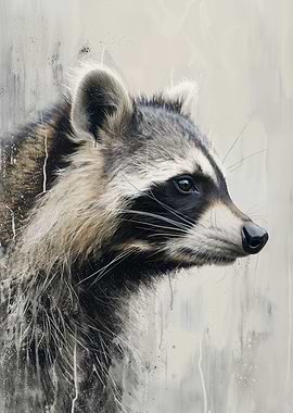 Whimsical Raccoon