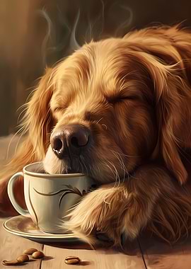 Golden Retriever Coffee