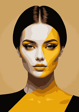 Pop Art Woman Portrait 22