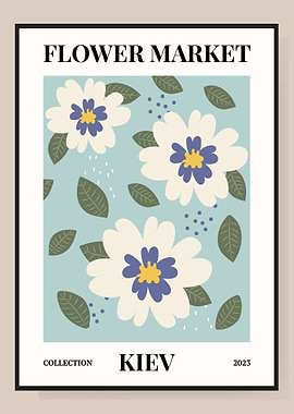 Minimalistic Flower Market