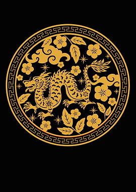 Chinese lucky dragon 2024