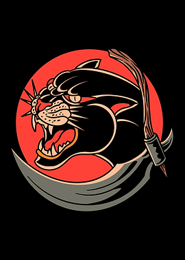 grim panther tattoo