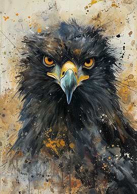 Intense Eagle Stare