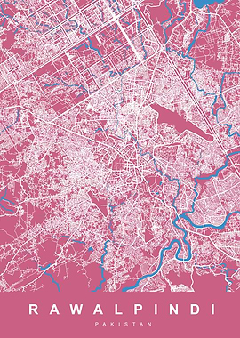 MAP RAWALPINDI PAKISTAN