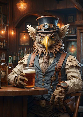 Steampunk Beer Griffin 3
