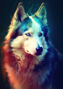 Husky Douple Exposure