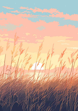 Retro Pixel Art Hayfield