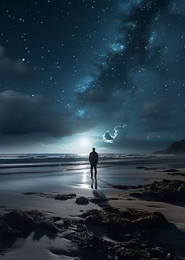 solitude on the sand